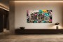 Antikes Tempelmotiv als Modernes Wandbild oder Acrylbild