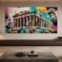 Antikes Tempelmotiv als Modernes Wandbild oder Acrylbild