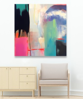 Abstraktes Bild bunt