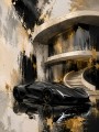 Luxuriöser Sportwagen zwischen Modernes Wandbild und Acrylbild