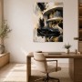 Luxuriöser Sportwagen zwischen Modernes Wandbild und Acrylbild