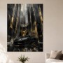 Luxuriöser Sportwagen als Acrylbild oder Leinwand für moderne Räume