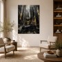 Luxuriöser Sportwagen als Acrylbild oder Leinwand für moderne Räume