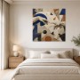 Abstrakte Kunst mit Händen als Wandbild oder Kunstdruck