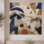 Abstrakte Kunst mit Händen als Wandbild oder Kunstdruck