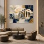 Antikes Tempelmotiv als Modernes Wandbild oder Fine Art Print