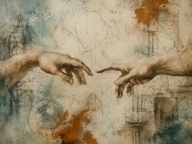 Renaissance Hände als Kunstdruck oder Leinwand