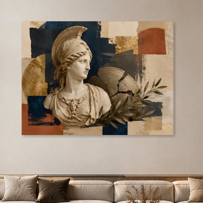Antike Büste auf Collage, Kunstdruck oder Gallery Print