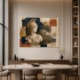 Antike Büste auf Collage, Kunstdruck oder Gallery Print
