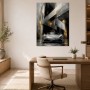 Silberner Supersportwagen als Leinwand oder Acrylbild