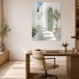 Mediterrane Architektur als Wandbild oder Leinwandbild