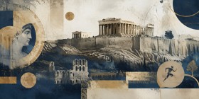 Antikes Griechenland als Wandbild oder Kunstdruck mit klassischer Eleganz