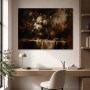 Stillleben mit weißen Blüten als Kunstdruck oder Leinwandbild