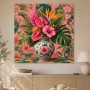Tropisches Blumenarrangement als Wandbild oder Kunstdruck