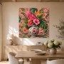 Tropisches Blumenarrangement als Wandbild oder Kunstdruck