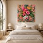 Tropisches Blumenarrangement als Wandbild oder Kunstdruck