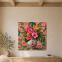 Tropisches Blumenarrangement als Wandbild oder Kunstdruck