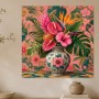 Tropisches Blumenarrangement als Wandbild oder Kunstdruck