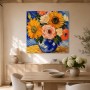 Expressive Blumenmalerei als Kunstdruck oder Canvas Print