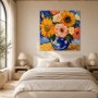 Expressive Blumenmalerei als Kunstdruck oder Canvas Print