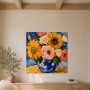 Expressive Blumenmalerei als Kunstdruck oder Canvas Print