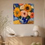 Expressive Blumenmalerei als Kunstdruck oder Canvas Print