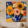 Expressive Blumenmalerei als Kunstdruck oder Canvas Print