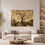 Abstraktes Wandbild oder Fine Art Print mit ornamentalem Baummotiv