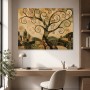 Abstraktes Wandbild oder Fine Art Print mit ornamentalem Baummotiv