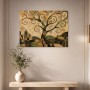 Abstraktes Wandbild oder Fine Art Print mit ornamentalem Baummotiv