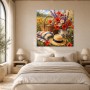 Blumenstillleben als Kunstdruck oder Wandbild im sommerlichen Feldlicht