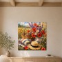 Blumenstillleben als Kunstdruck oder Wandbild im sommerlichen Feldlicht