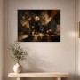 Stillleben mit Vase und Früchten als Wandbild oder Kunstdruck