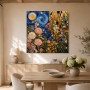 Garten unter Sternen, Leinwand oder Kunstwerk
