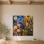 Garten unter Sternen, Leinwand oder Kunstwerk