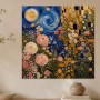 Garten unter Sternen, Leinwand oder Kunstwerk