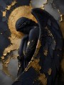 Dunkles Engelmotiv als Acrylbild oder Leinwand für elegante Räume