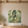 Buddha mit Lotusmotiv als Wandbild oder Leinwandbild