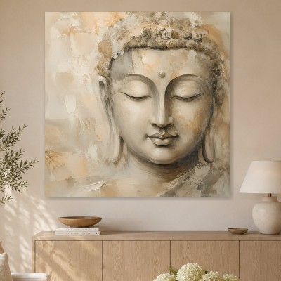 Buddha Ruhe als Kunstwerk oder Leinwandbild