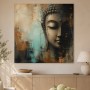Meditative Buddha Wandbild oder Leinwand für moderne Räume