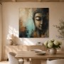 Meditative Buddha Wandbild oder Leinwand für moderne Räume