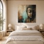 Meditative Buddha Wandbild oder Leinwand für moderne Räume