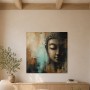 Meditative Buddha Wandbild oder Leinwand für moderne Räume