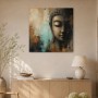 Meditative Buddha Wandbild oder Leinwand für moderne Räume