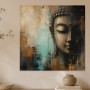 Meditative Buddha Wandbild oder Leinwand für moderne Räume