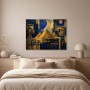 Ägyptische Collage zwischen Leinwand und Poster