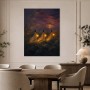 Mystische Nachtlandschaft als Leinwand oder Fine Art Print