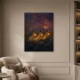 Mystische Nachtlandschaft als Leinwand oder Fine Art Print