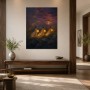 Mystische Nachtlandschaft als Leinwand oder Fine Art Print