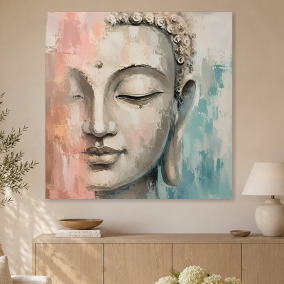 Meditativer Buddha Wandbild, Acrylbild oder Fine Art Print